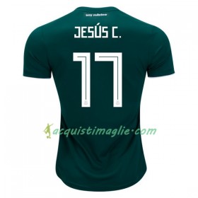 Divisa di Calcio Messico Jesus C. 17 Prima Mondiali 2018